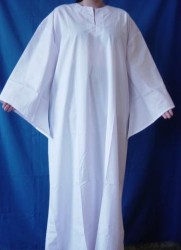 Robe rituelle blanc XXL