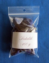 Sodalite Tumbled Stones sorted 100 g