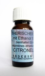 Fragranza etereo (Ätherischer Duft) etanolo con citronella