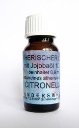 Ethereal fragrance (Ätherischer Duft) jojoba oil with citronella