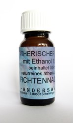 Ethereal fragrance spruce needles with ethanol