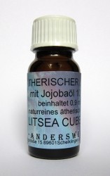 Ethereal fragrance (Ätherischer Duft) jojoba oil with litsea cubeba