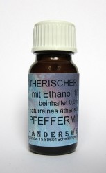 Ethereal fragrance (Ätherischer Duft) ethanol with peppermint