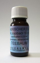 Ethereal fragrance (Ätherischer Duft) jojoba oil with tea tree oil