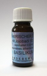 Ethereal fragrance (Ätherischer Duft) jojoba oil with basil