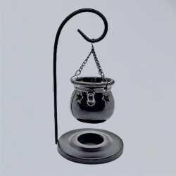 Aroma lamp, oil burner witch cauldron