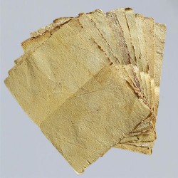 Papel antiguo hecho a mano con borde de baraja 10 páginas