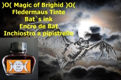 Magia de Brighid, tinta de sangre de murciélago