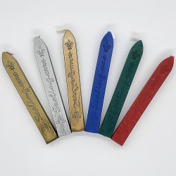 Sealing wax with wick assorted colours