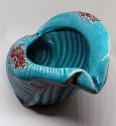 Coquille en céramique bleue Yemaya
