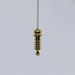 Isis pendulum made of brass, gold plated