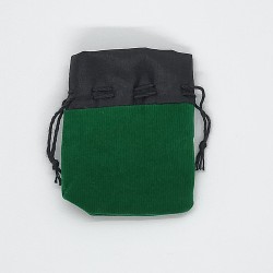 Velvet bag green small