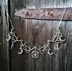 Collier Wicca avec pentagramme