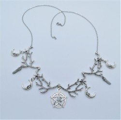 Collar Wicca con pentagrama