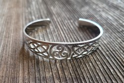 Bracciale Triskele, in acciaio inossidabile