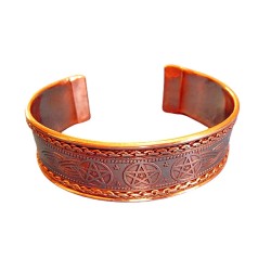 Bracelet Celtic Pentagram of copper
