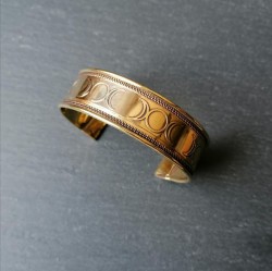 Bracelet Triple Moon made of brass