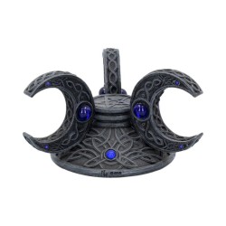 Support pour boule de verre Triple Moon en pierre artificielle