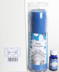 Magic of Brighid Jar Candle Set Road Opener