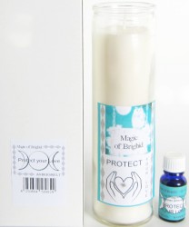 Magic of Brighid Jar Candle Set Protect your Love