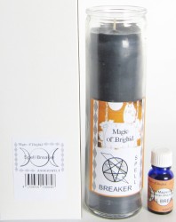 Magic of Brighid Jar Candle Set Spell Breaker