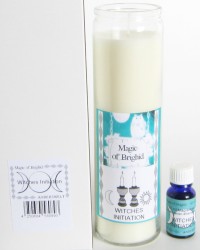 Magic of Brighid Jar Candle Set Witches Initiation