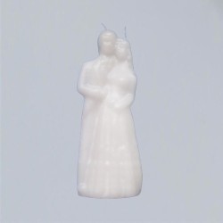 Figure Candles for Magickal Purposes - Big Marriage Candle white