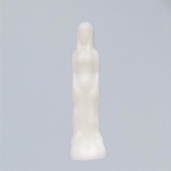 Figure candle, woman white