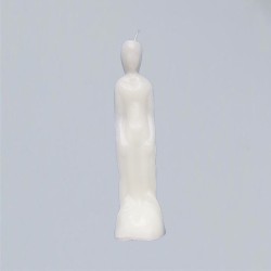 Figure candle man white