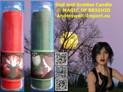 Magic of Brighid jar candle Godess