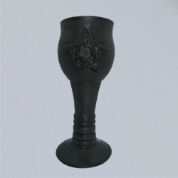 Ceramic chalice with pentagram