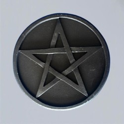 Pentacle d'autel Pentagramme noir