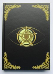 Libro delle Ombre / libro delle streghe "Pentagramma dell'occhio d'oro"