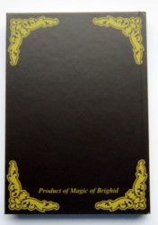 Libro de las Sombras / libro de las brujas "Ojo de Oro Pentagrama"