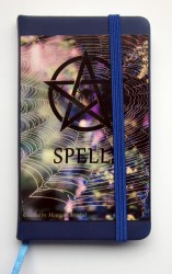 Piccolo libro per incantesimi "Spell Book Spider Web" Din A 7
