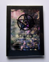 Kleines Buch für Zaubersprüche "Spell Book Spider Web" Din A 6