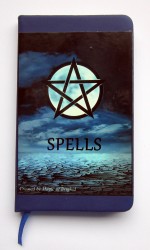 Pequeño libro de hechizos "Spell Book Blue Moon" Din A 7