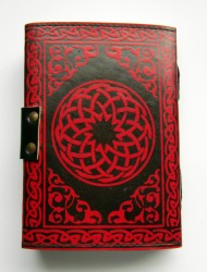Book of Shadows / Witches' Book pentagram red