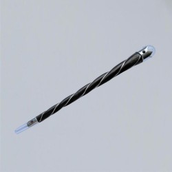Magic wand made of rosewood with rock crystal