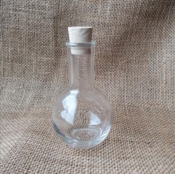 Elixir bottle round 100 ml with cork