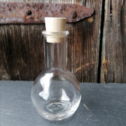 Bottiglia Elixir rotonda da 100 ml con sughero