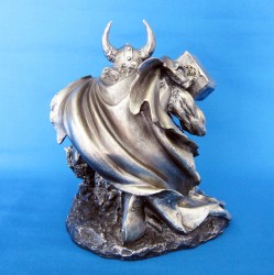 Figurine du dieu du tonnerre Thor,Donar
