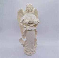 Figure standing angel praying