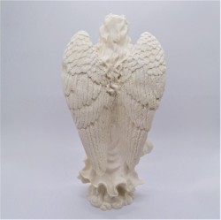 Figure standing angel praying