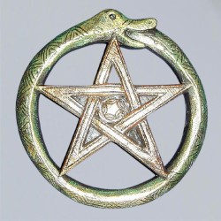 Bassorilievo per parete, Pentagramma-Serpente