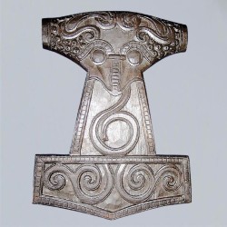 Wall Relief Thor's Hammer