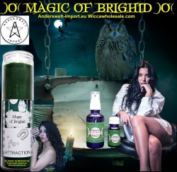 Magic of Brighid jar candle Attraction