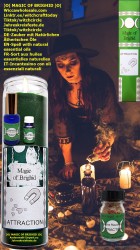 Magic of Brighid jar candle Attraction