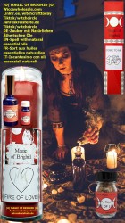 Magic of Brighid jar candle Fire of Love