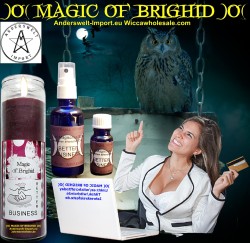 Magic of Brighid vela de vidrio Better Business